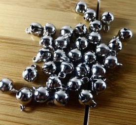 Factory wholesale of colorful one-character small bells, red Christmas cross bell pendants, decorative silver copper bells pic 20