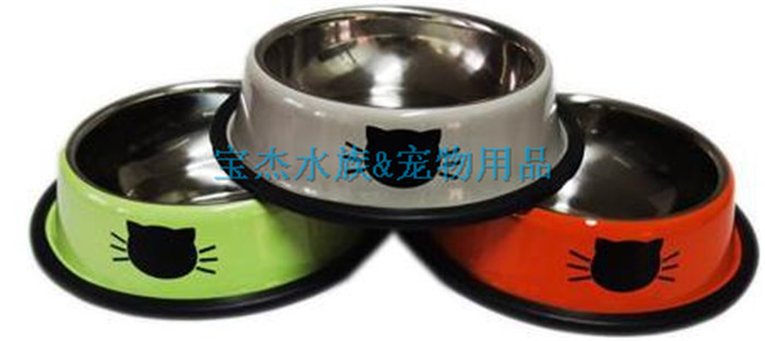 不锈钢宠物碗狗碗 防滑耐摔环保宠物碗 宠物食盆详情16
