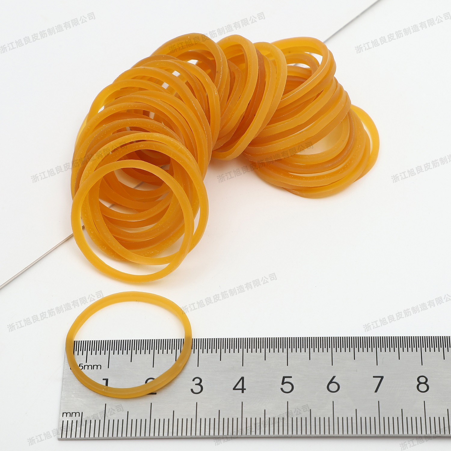 旭良透明黄色橡皮筋高弹耐用牛皮筋一次性捆菜橡胶圈厂家批发详情13