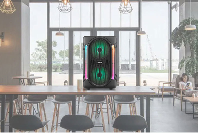 Dual 6.5-inch speaker RX-6219 home multi-functional portable Bluetooth speaker, outdoor high-volume basket tooth audio system pic 8