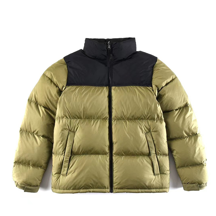 1996 hombre multicolor abajo chaqueta con capucha corto cuello de pie tendencia de moda casual cómodo abrigo 23 años venta caliente pic 7