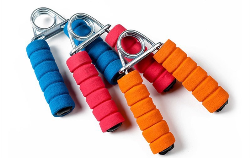 Wholesale of foam sponge spring grip strength trainers for easy arm strength training and fitness equipment pic 1