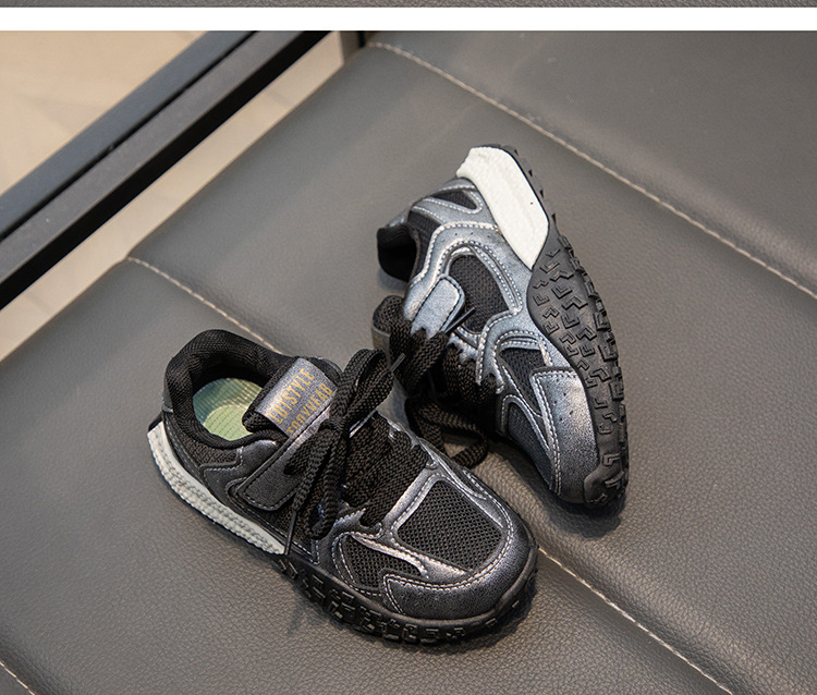 女童时尚老爹鞋2025春秋新款儿童网面轻便运动鞋男童时尚休闲鞋潮详情15