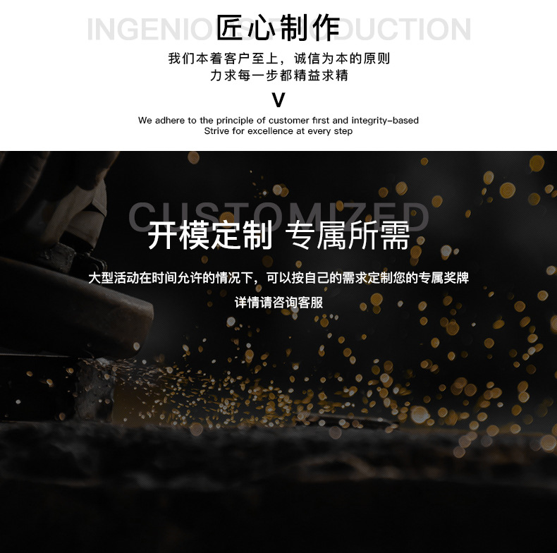五角星数字奖牌运动会比赛123奖牌数字金属奖牌亚马逊外贸123奖牌详情3