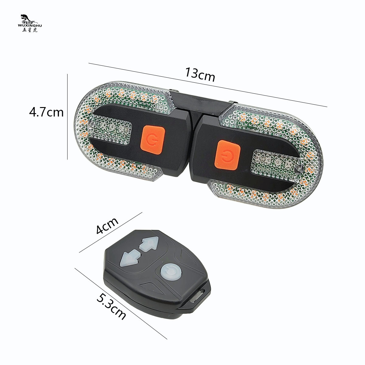 New wireless remote control USB charging bicycle turn signal, mountain bike turn signal, cycling light, bicycle headlight and taillight pic 5