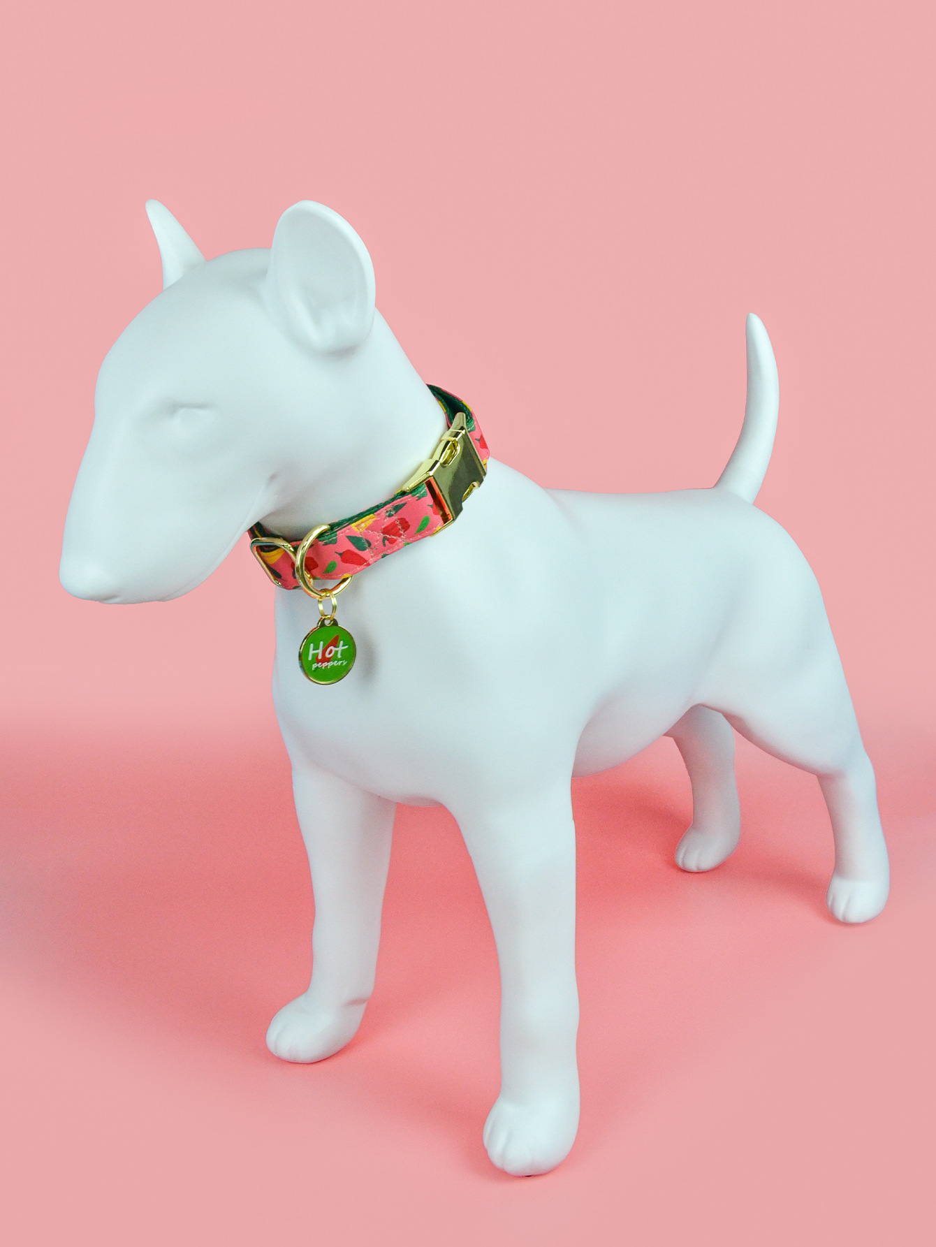 唛迪跨境新品工厂现货批发宠物猫狗项圈脖圈带装饰狗牌两件套代发详情14