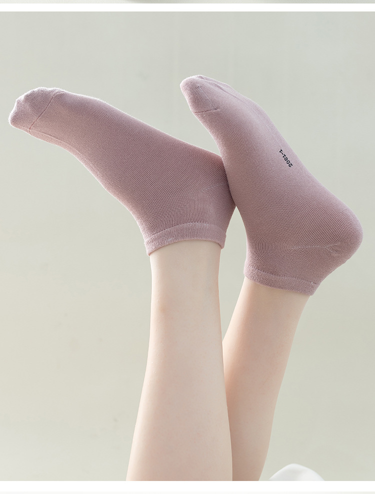 新款糖果色女士袜子