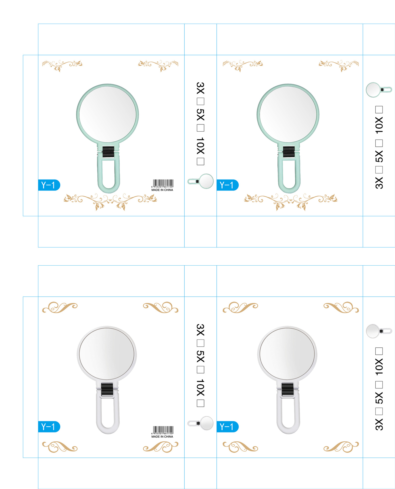 现货批发塑料气囊贵妇按摩梳美发卷发梳 顺发梳平底梳子方形梳详情15