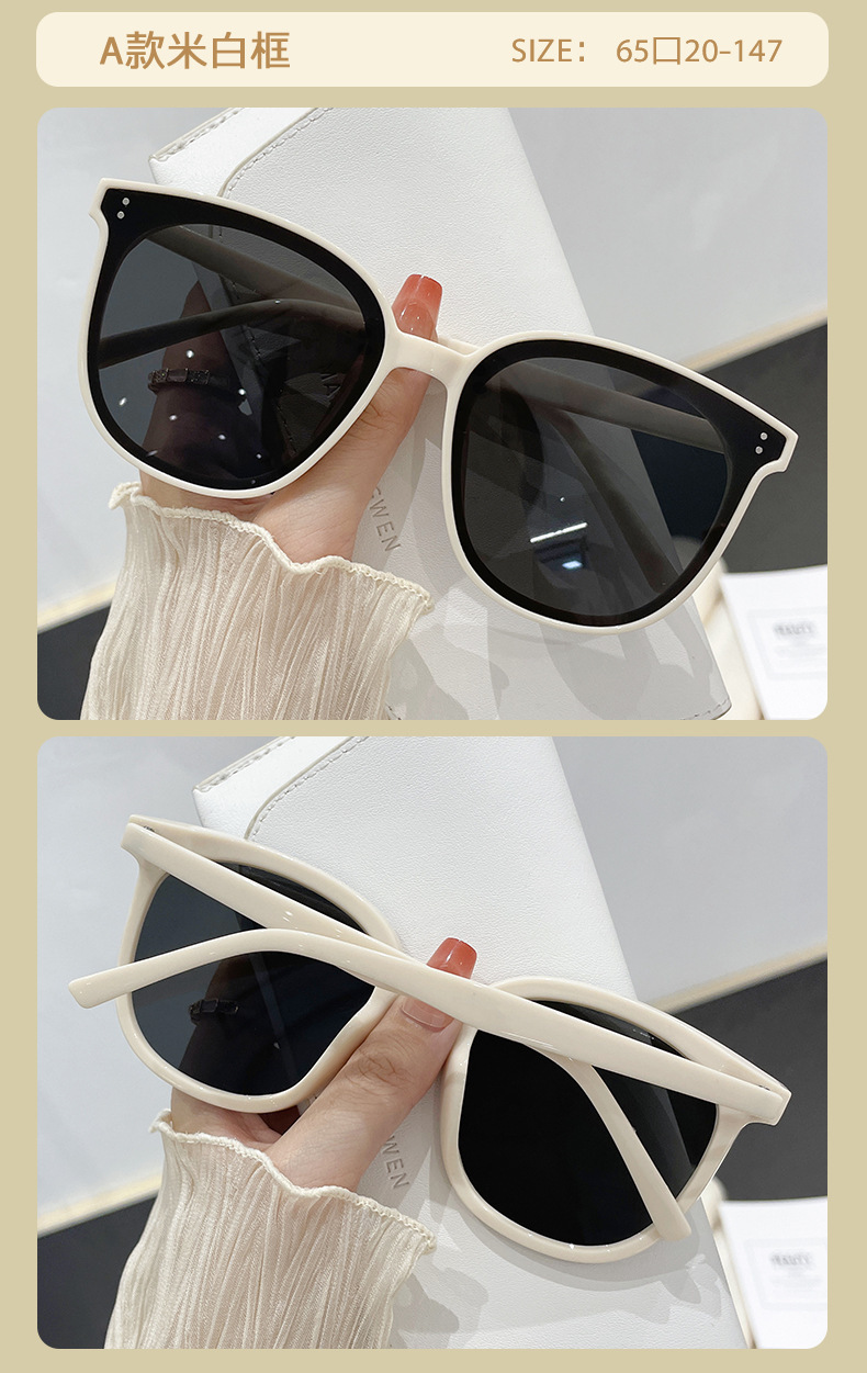 新款gm眼镜爆款太阳镜小三点男女同款街拍时尚太阳镜批发墨镜网红详情9