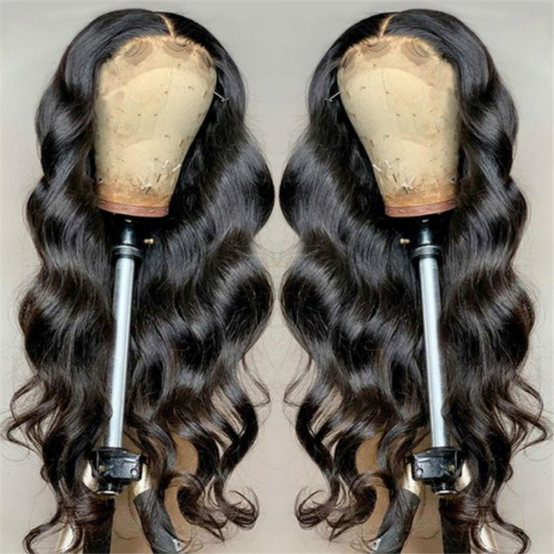 亚马逊热销假发女长卷发高温丝假发套仿真大头皮加工定制厂家代发详情8