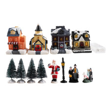 圣诞新款圣诞装饰品树脂小房子微景观树脂房子小摆件圣诞节礼物详情13