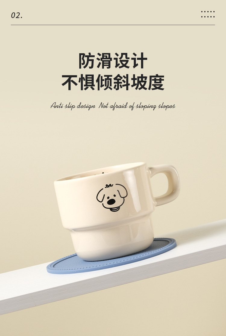 铂金食品级硅胶隔热垫防滑 商用圆形杯垫子防烫茶杯垫家用耐高温详情9