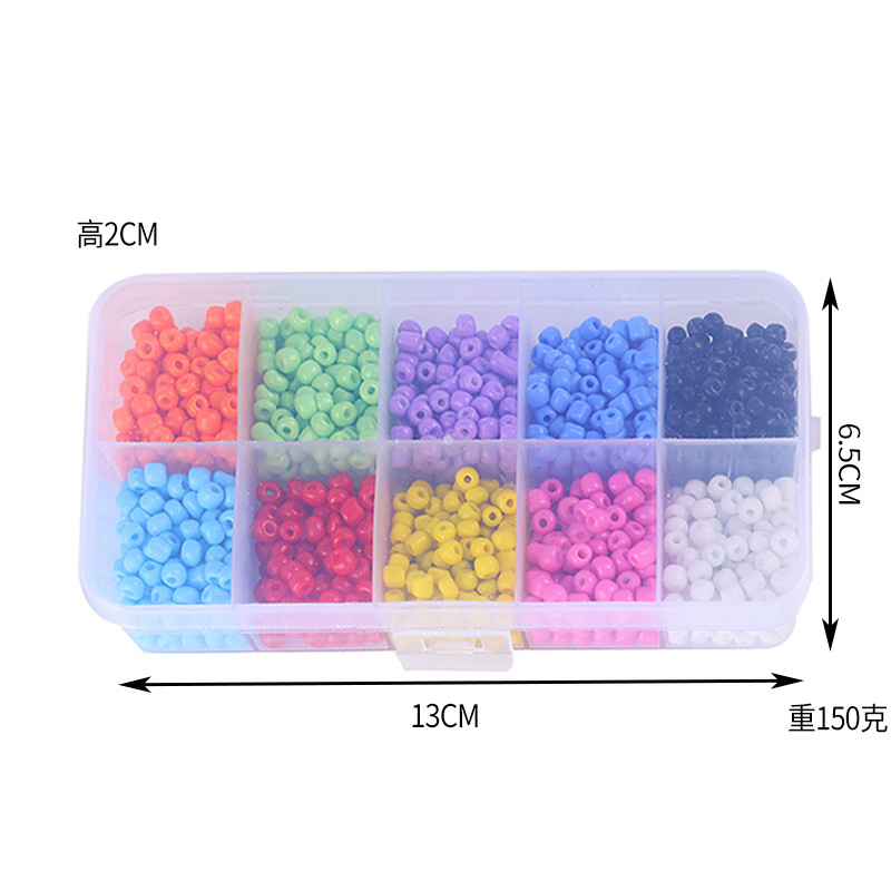 益智儿童串珠玩具diy手工制作材料包小女孩穿珠子项链手链详情2