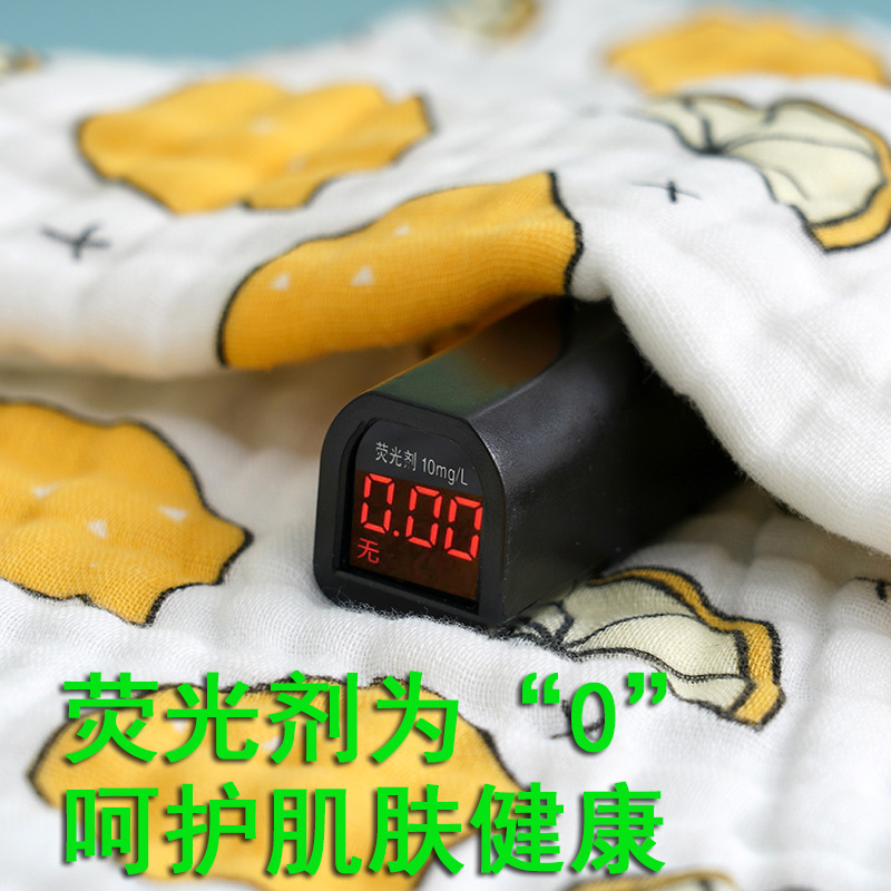 方巾纯棉六层纱布a类婴儿小方巾宝宝洗脸口水巾全棉手帕小方巾详情3