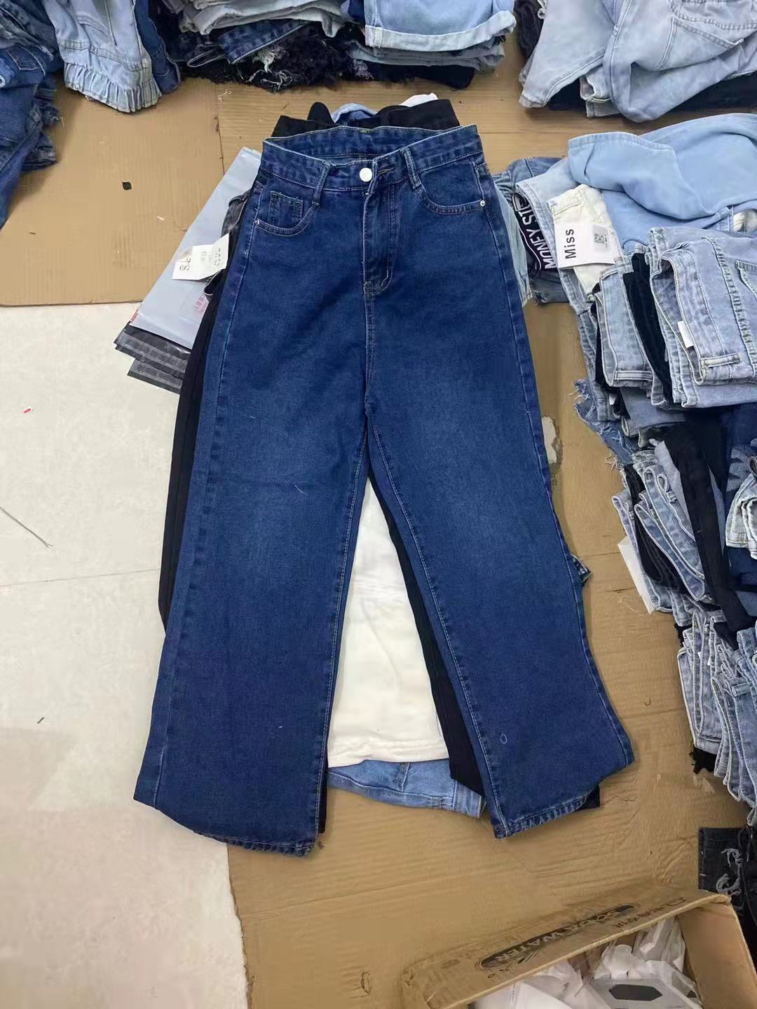 女装牛仔阔腿裤杂款