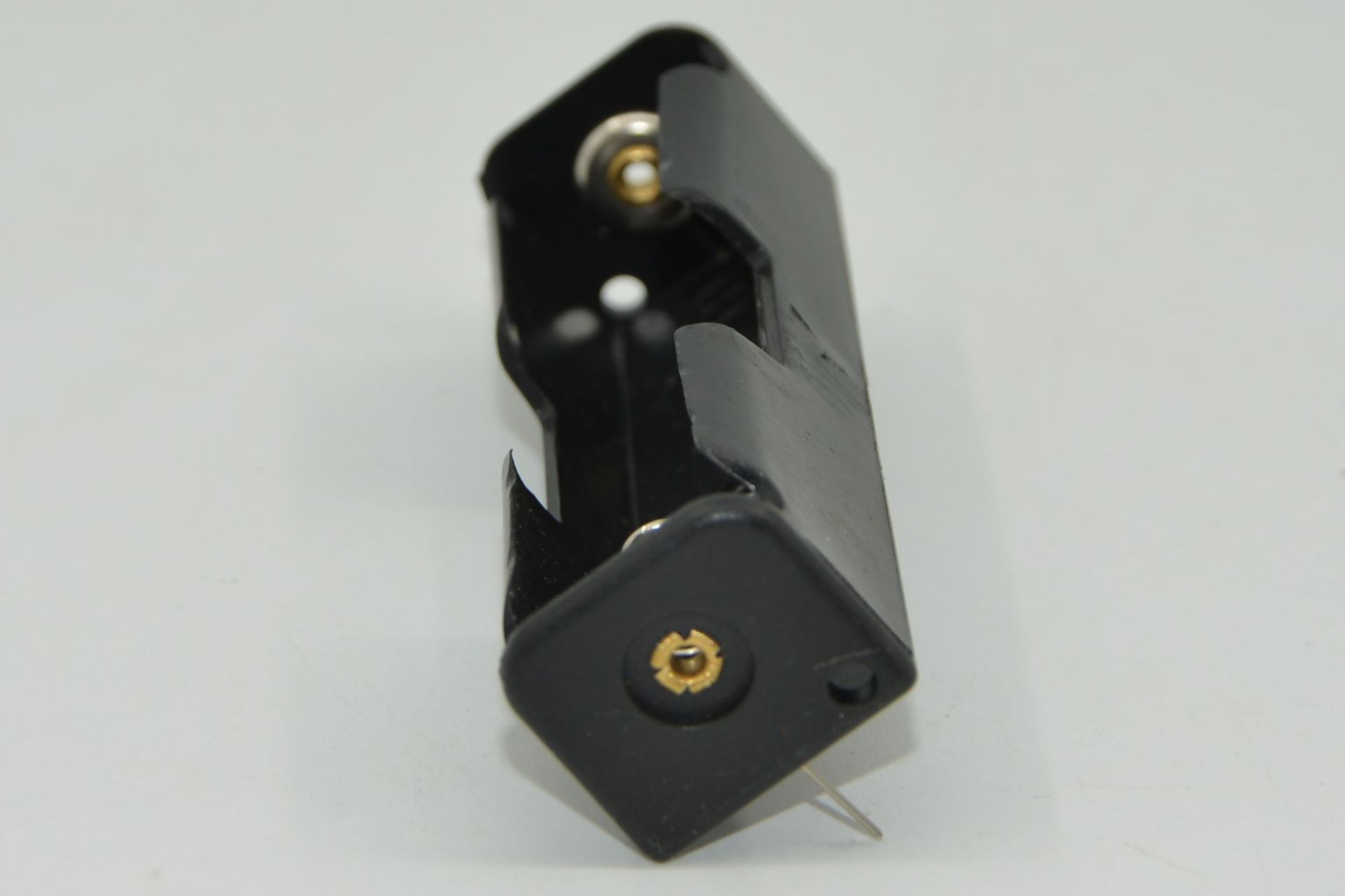 18650-1 battery box, black plastic shell, single row 3.7V dry battery installation, rubber box battery seat pic 4