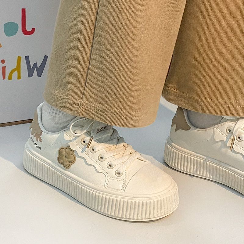 2024秋季新款小白鞋韩版百搭女鞋ins潮春夏小众轻便运动休闲板鞋详情5