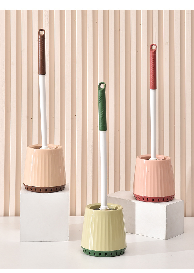 8257壁挂清洁刷套装马桶刷无死角挂墙式家用卫生间免打孔厕所刷子批发详情7