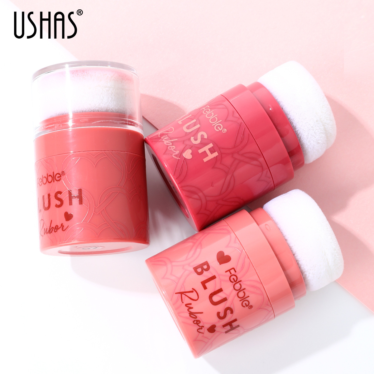 USHAS跨境亚马逊热卖3色海绵头腮红防水持久ES4159详情9