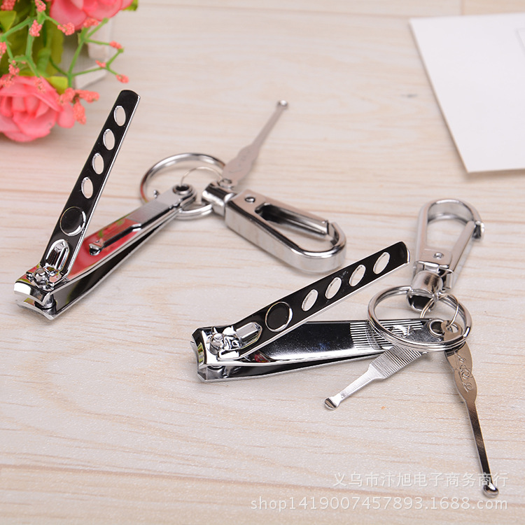 Factory direct supply Xinmeida keychain nail clipper set Nail care set 2-yuan store wholesale pic 10