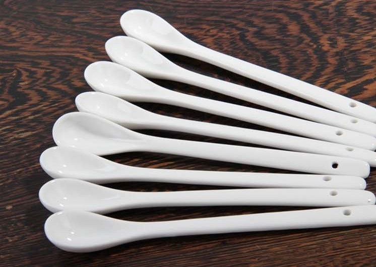 ZAKKA勺子 创意长柄陶瓷小勺子调味搅拌勺咖啡勺 大号详情6