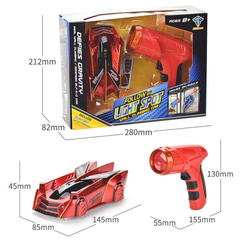 新客立减红外线光感追踪追光爬墙车四驱攀爬爬行儿童遥控赛车玩具详情16