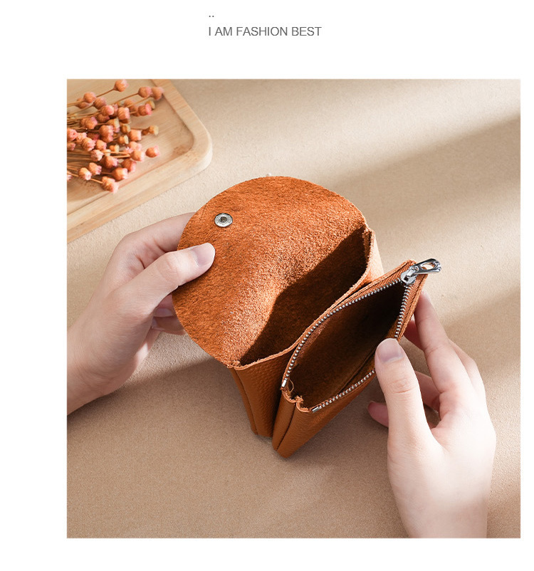 2023新款真皮零钱包女士硬币袋零錢包头层牛皮小钱包可放卡片钥匙详情33