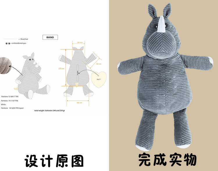Customized soothing hug elephant plush toys, simulated elephant cushions, office midday rest headrests pic 7