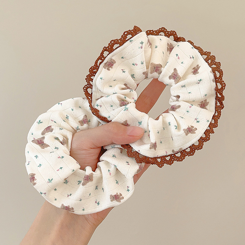 Spring and Summer hair band Collection: Cute trendy hair bands, feminine lace trim hair accessories, sweet and fresh large intestine hair bands pic 32