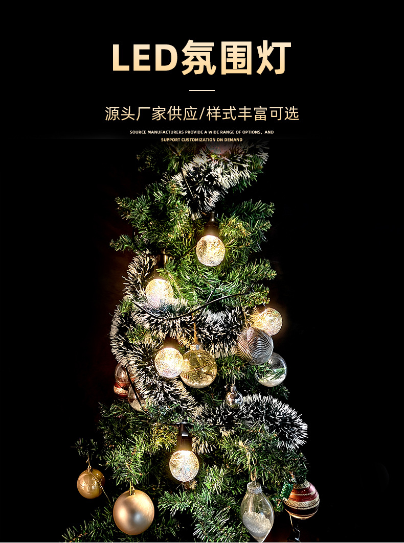 低压G50大灯泡串灯帐篷户外露营防水led氛围天幕装饰庭院布置灯串详情1