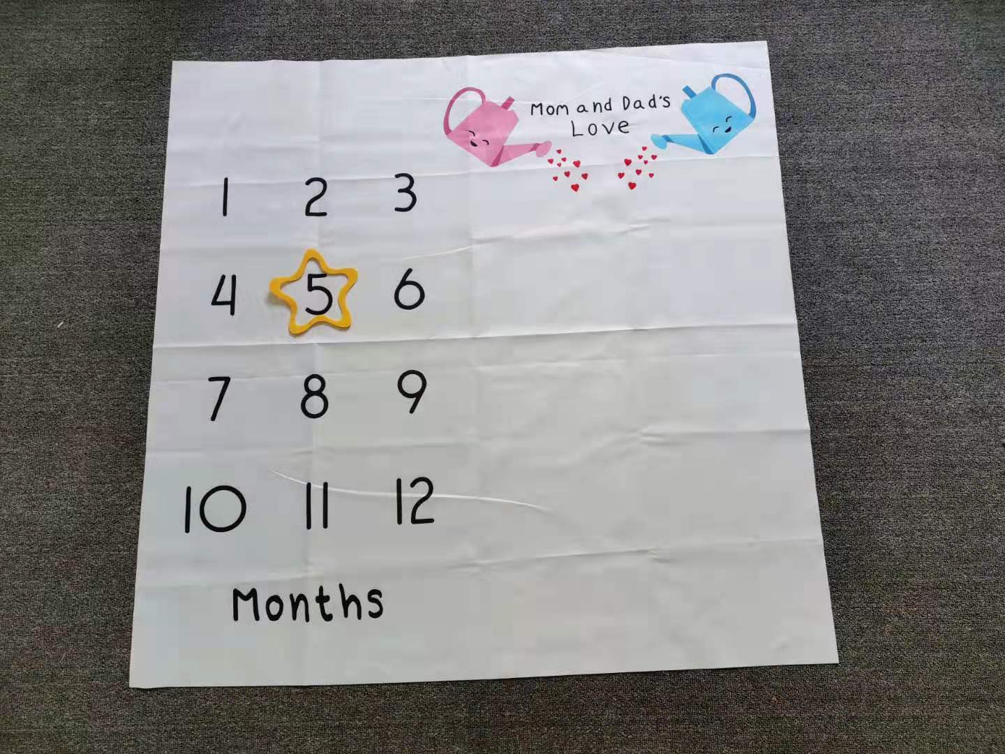 Baby milestone month photography background cloth, baby creative digital photography blanket background cloth, photography props pic 26