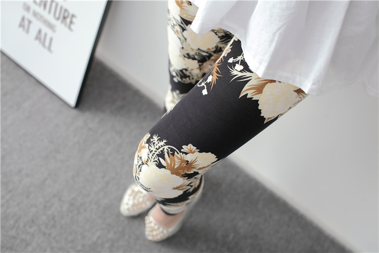 New spring dress, large-sized stretch, colorful star graffiti, personalized leggings for women pic 29