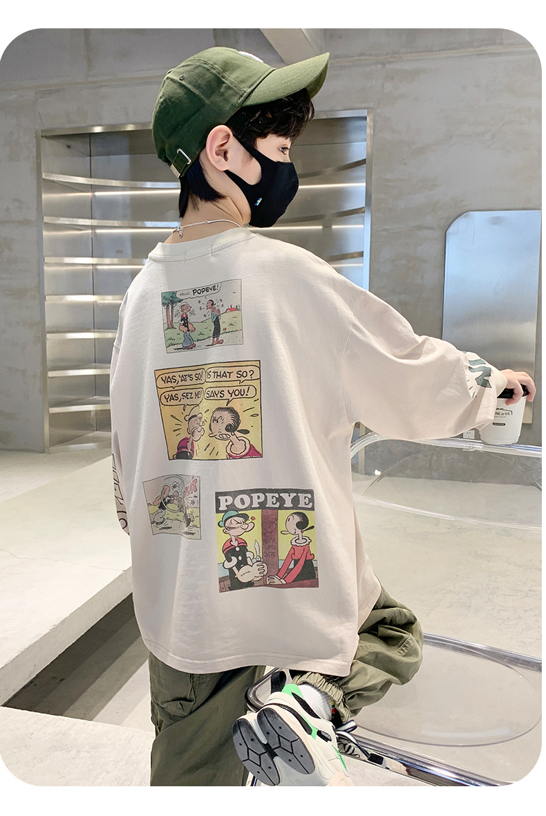 男童卫衣春秋款2025新款儿童洋气卡通上衣套头中大童时髦春季童装详情13