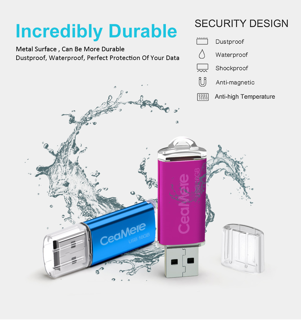 Wholesale creative car 16G USB flash drive, bidding gift, 8G color USB flash drive, 32gUSB 2.0 high-speed 3.0 metal waterproof pic 3