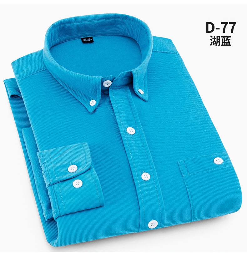 Camisa de pana otoño manga larga plus cotton coat hombre negocios casual top camisa sin escaldor coat hombre al por mayor pic 19