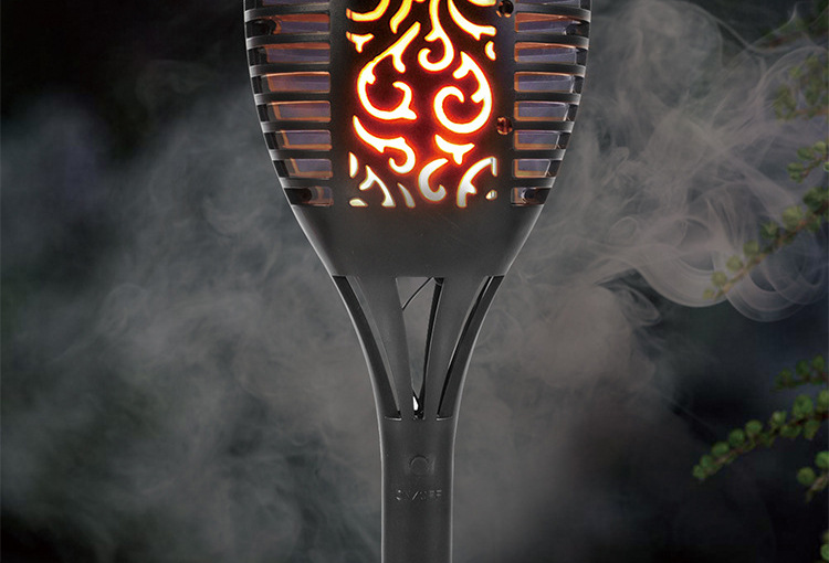 Flame lamps, solar garden lawn lamps, decorative led torches, outdoor landscape ground inserts, garden sensor waterproof lamps pic 43