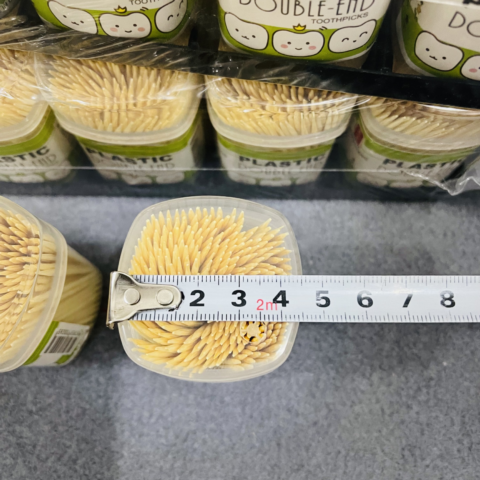 6109 box of toothpicks, bottle toothpicks, 2 pointed toothpicks, full box of bamboo picks, hotel bamboo picks, 1 yuan, 2 yuan pic 1