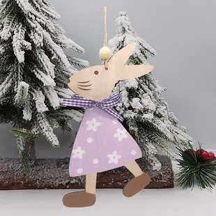 闪电定制微缩diy手工木制摆件挂饰复活圣诞节家居摆台木质工艺品详情11