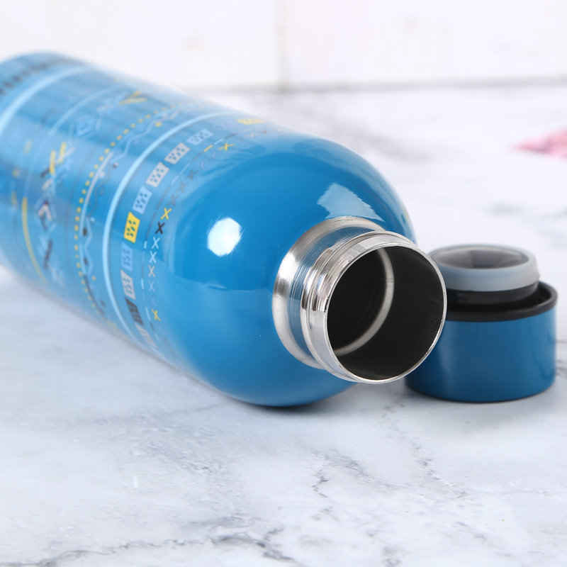 Stainless steel double-layer vacuum insulated cup, outdoor sports space cup, cross-border simple small-mouthed drinking cup pic 9