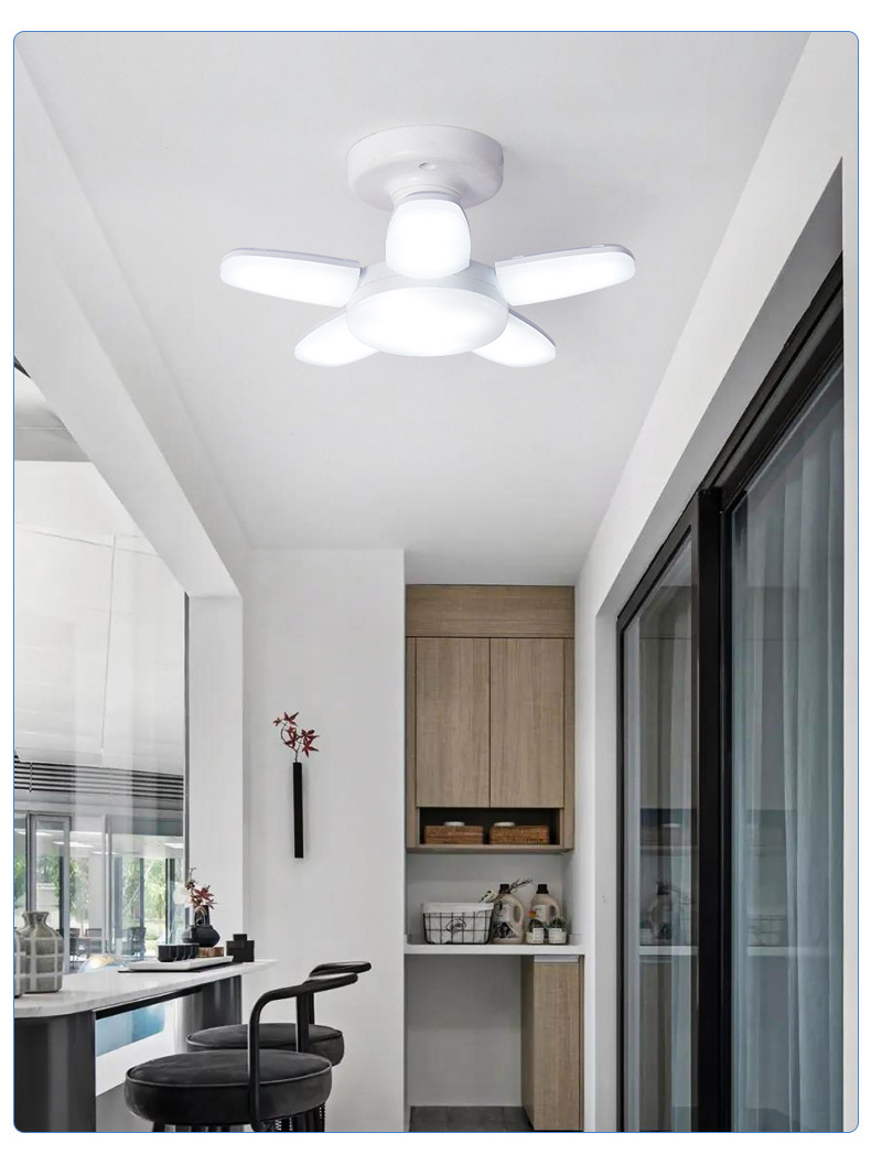 New folding leaf lamps with three-leaf, four-leaf and five-leaf mini LED bulbs, constant current and wide voltage are available for export pic 17