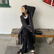 X*Z   row毛衣羊毛V领秋季针织衫毛衣v领上衣女秋冬季廓形厚实详情3