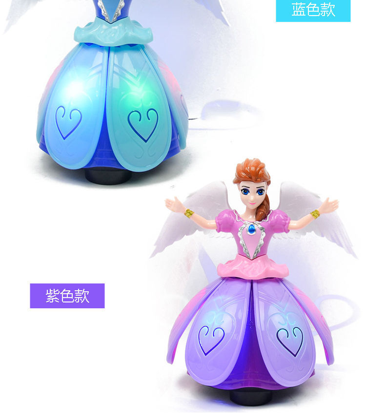 Electric dance Princess, singing, dancing, glowing music, universal ice and snow Angel, Aisha Girl, toys, wholesale at the street stall pic 4