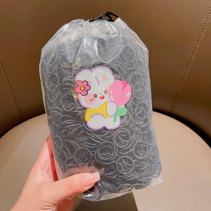 宝宝不伤发皮筋儿童小号橡皮筋可爱女童扎啾啾发圈幼儿扎头皮套夏详情24