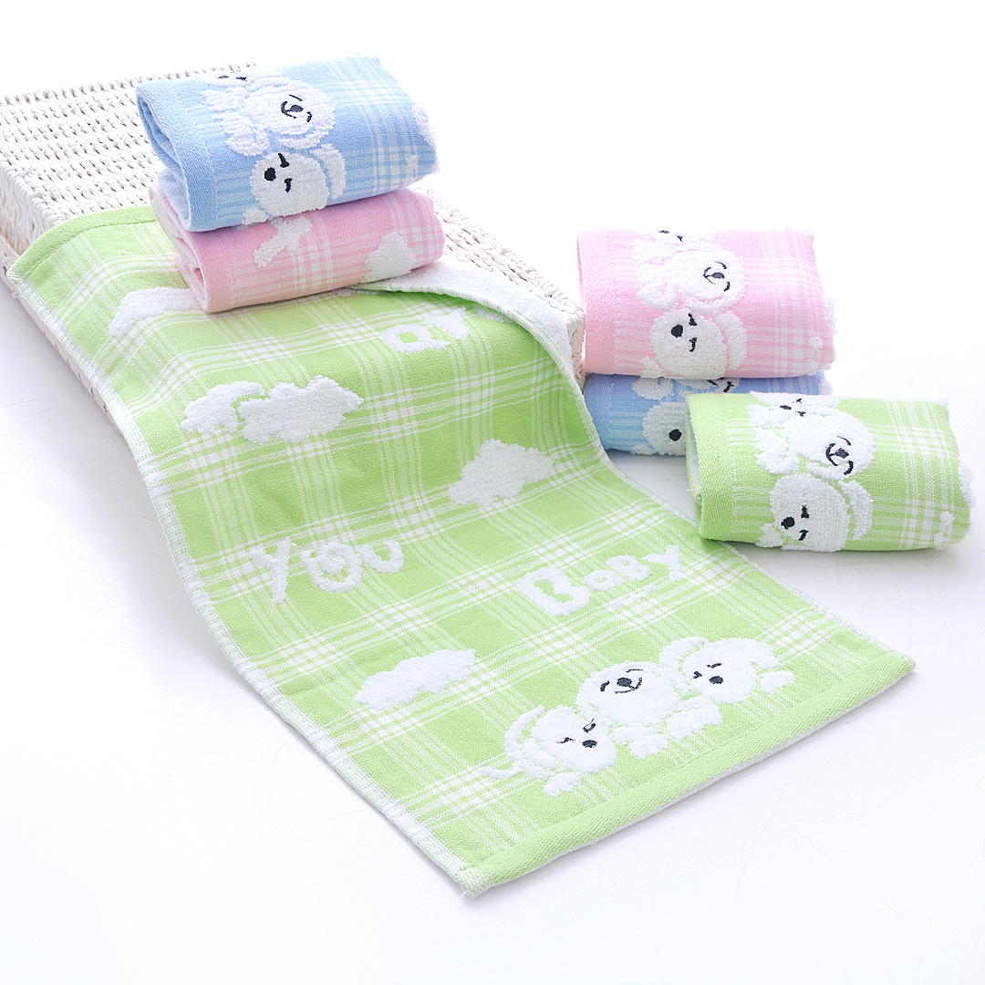 Striped towel manufacturer wholesale pure cotton absorbent plain jacquard soft face towel, daily gift embroidered logo pic 27