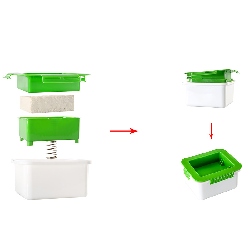 Factory direct sales of household tofu water press, tofu squeegee, tofu draining box, kitchenware small tools, juice and water squeegee pic 3