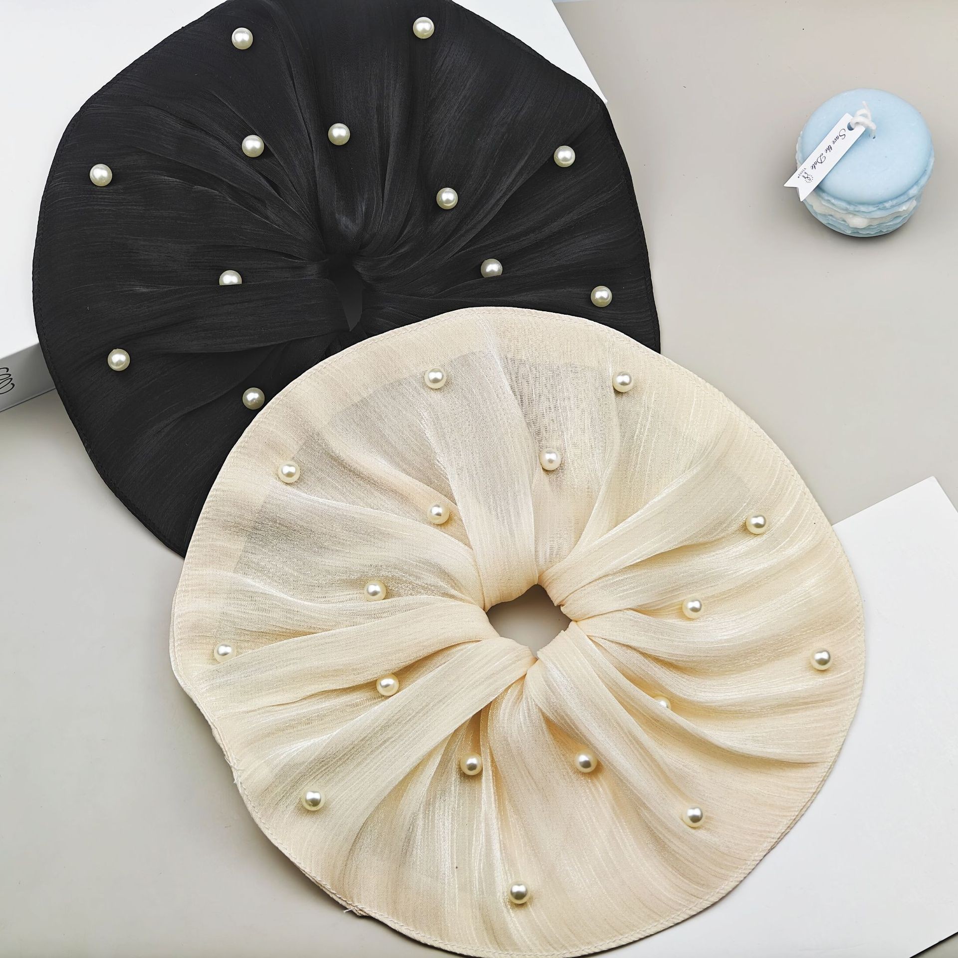 Korean-style large intestine hair band for women, high-end look, high appearance level, ins school style hair band, sweet style, fashionable rubber band hair accessory pic 26