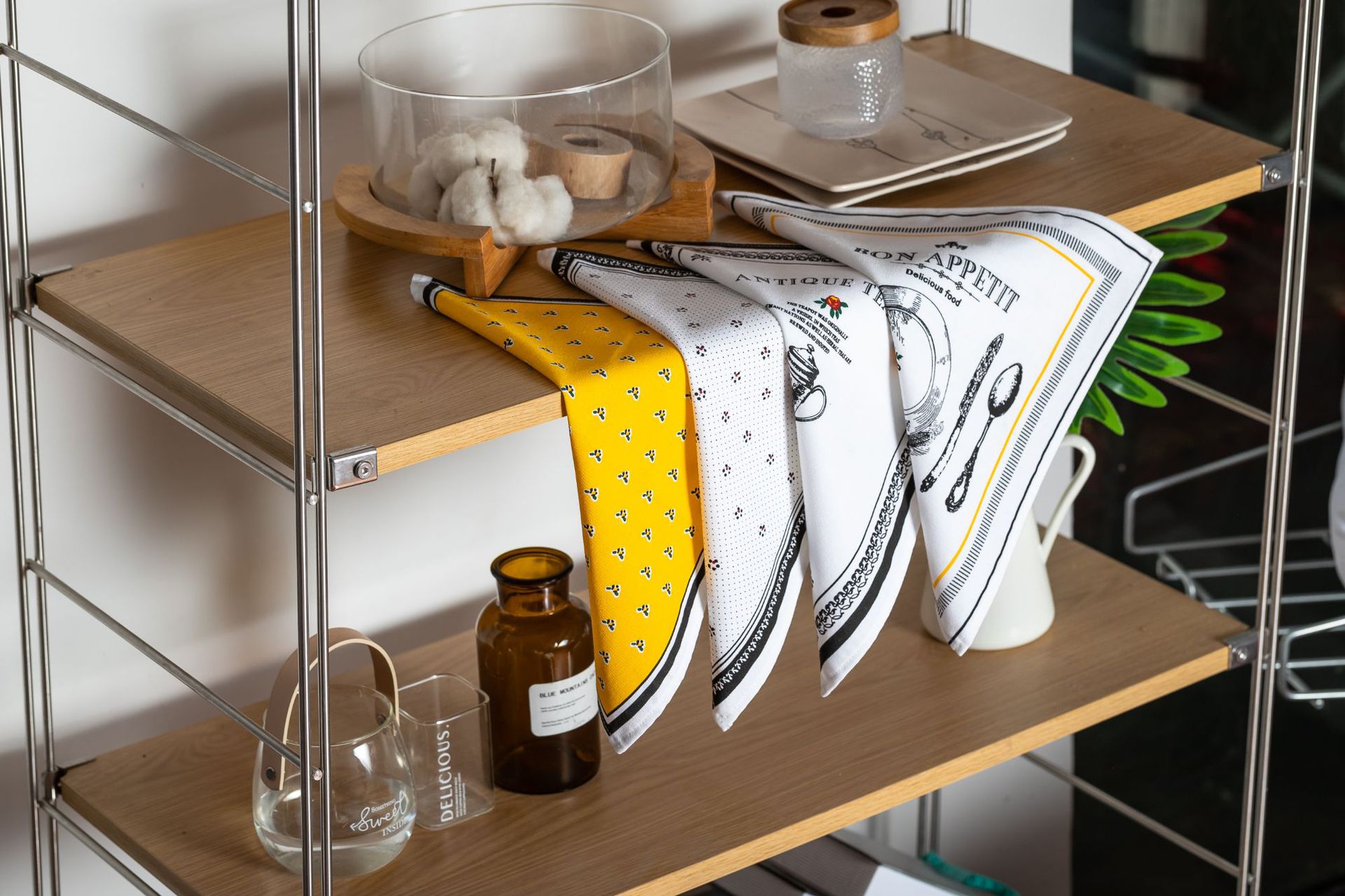 Nordic-style tea towels, placemats, cotton and linen fabric napkins, square home anti-slip napkins, cross-border food background cloth pic 56