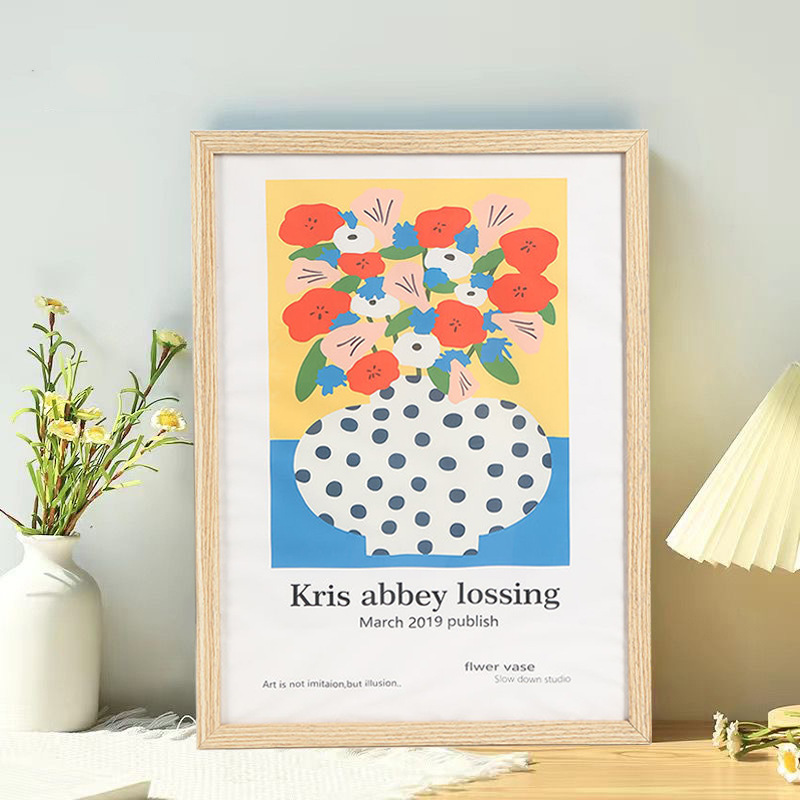 a3A4 wooden photo frame stand, wall hanging, 12-inch, 16-inch, 20-inch framed picture frame, 5-inch, 6-inch 4-kai, 8K, 16K wholesale pic 3