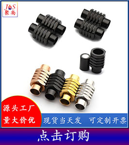 Stainless steel magnetic buckle wrist flat buckle head titanium steel bracelet switch woven leather rope chain suction titanium steel buckle diy pic 5