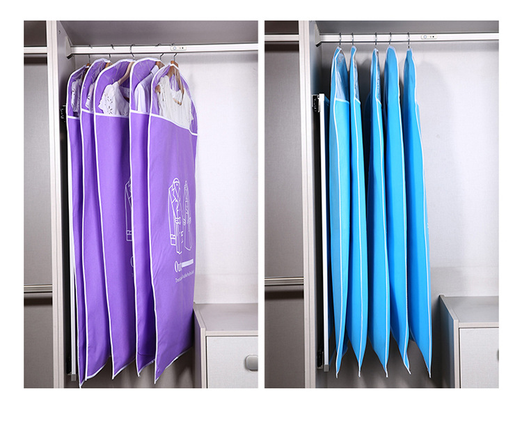 Factory direct sales of clothing dust bags, dust covers, suit covers, transparent coat covers, and clothing storage bags pic 20